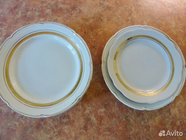 Посуда новая СССР- Тарелки,графин,кофейник