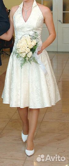 Свадебное платье 42 44 короткое