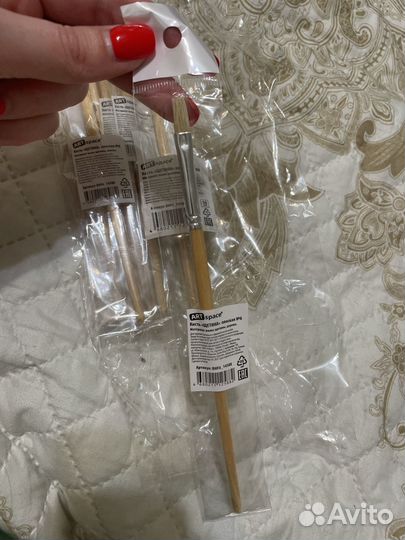 Кисть щетина 6 плоская Art space