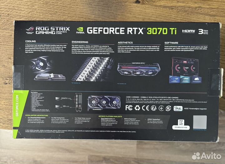 Asus rog strix rtx 3070 Ti