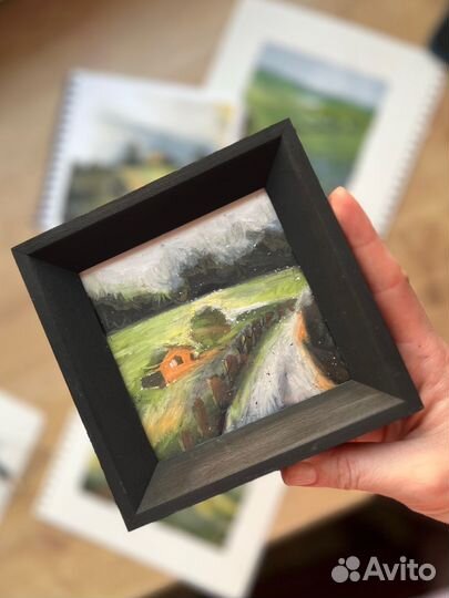 Картина масляной пастелью