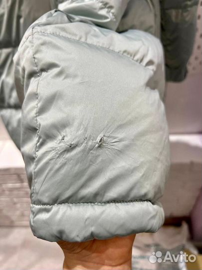 Пуховик/Пуховое пальто/Мех енота