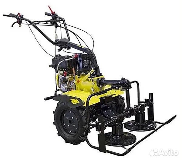 Мотоблок дизельный champion DC1163E, 5.85 л.с