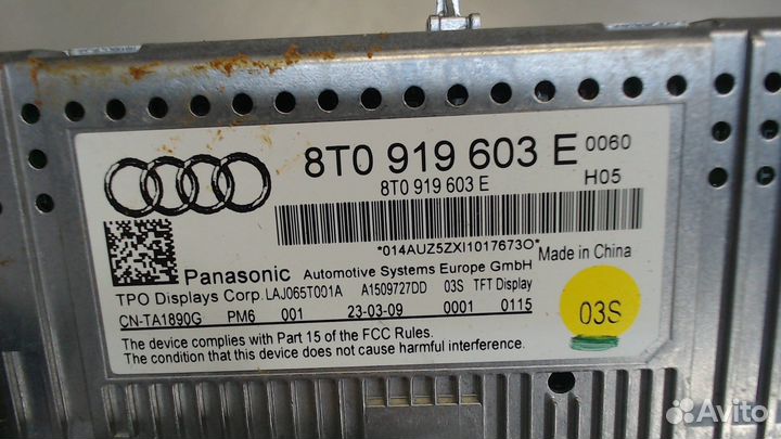 Дисплей компьютера Audi Q5, 2009