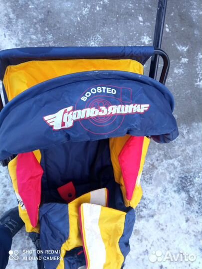 Продам санки с колесиками