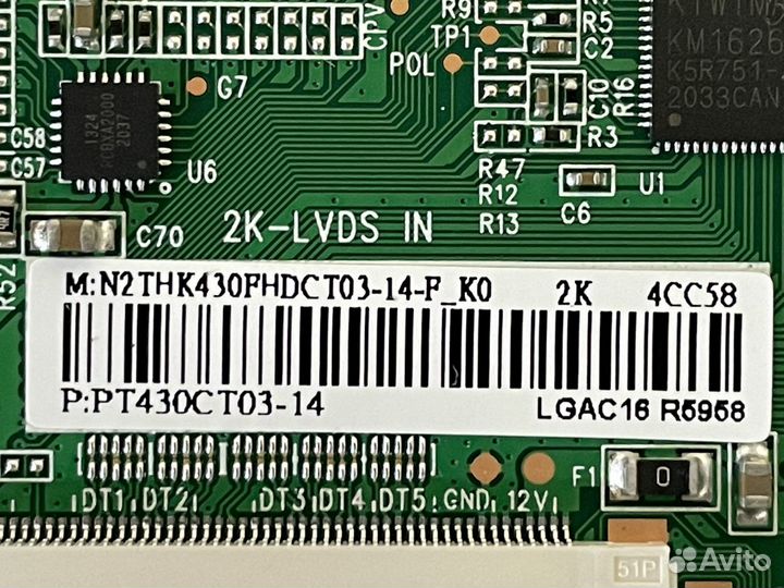 T-con pt430ct03-14 для тв dexp