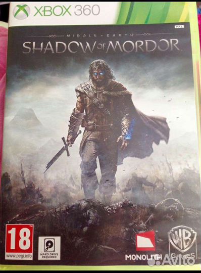 Игра для приставки xbox 360 shadow of mordor