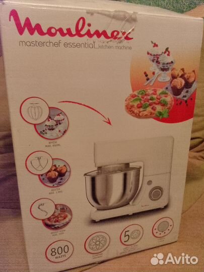 Moulinex тестомес планетарный