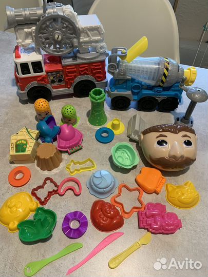 Play Doh машинки и формочки