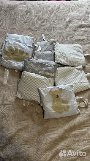 Бортики в детскую кроватку