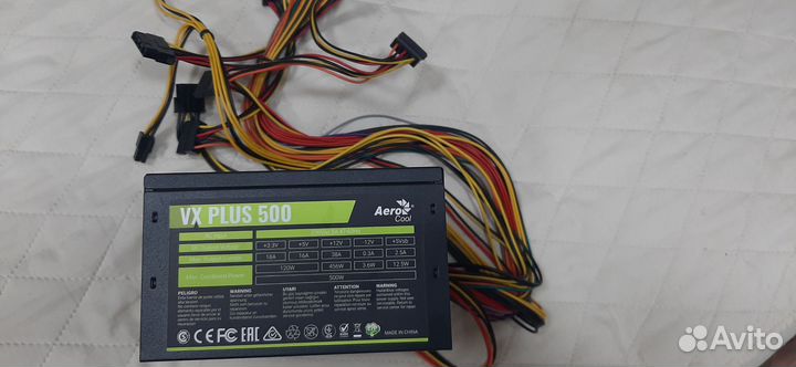 Блок питания aerocool vx plus 500w