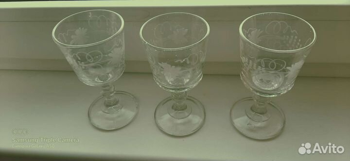 Бокалы для вина Германия 19 век