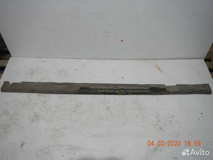 Накладка на порог (наружная) Ford Focus II 2005-20