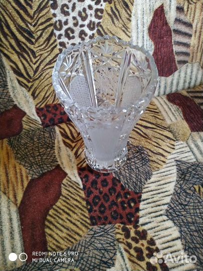 Ваза хрустальная СССР