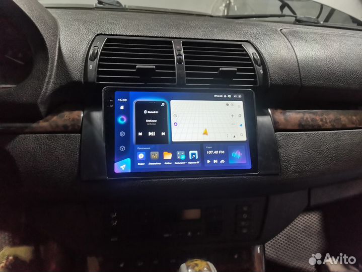 Магнитола на android BMW X5