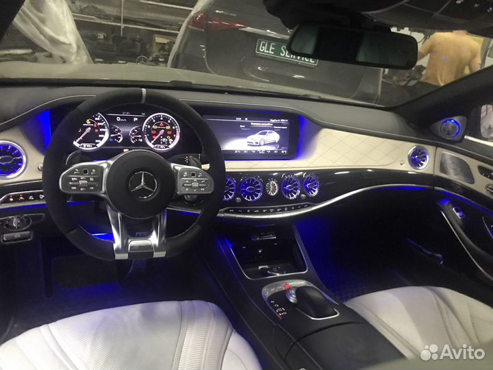 Воздуховоды с подсветкой Mercedes 222