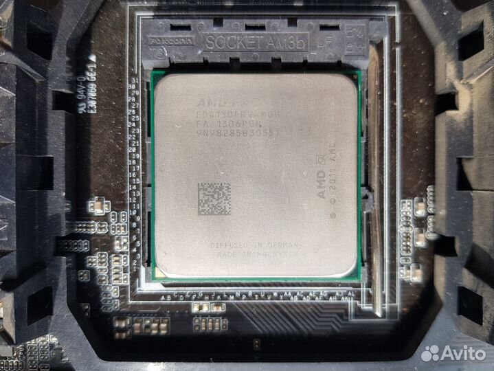 Мат плата Asus AM3 с процессором FX4130 и 8 Gb озу