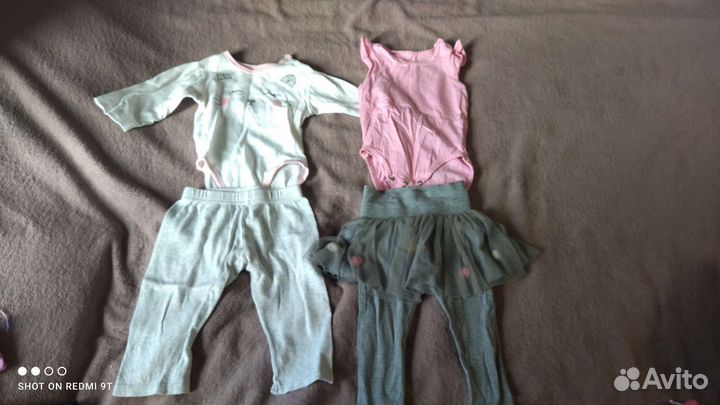 Вещи пакетом на девочку 74-80