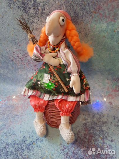 Баба яга,тильда,кукла