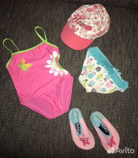 Пляжный комплект для маленькой модницы 1-2 года