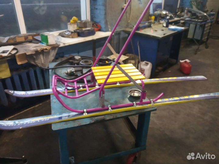 Нарты самодельные