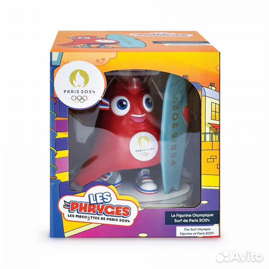 Статуэтка серфер олимпиада 2024 талисман