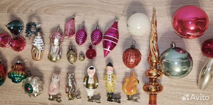 Елочные игрушки СССР винтаж