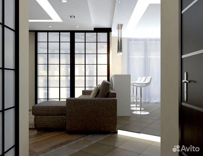 Двери распашные, раздвижные, стационарные арт.1034