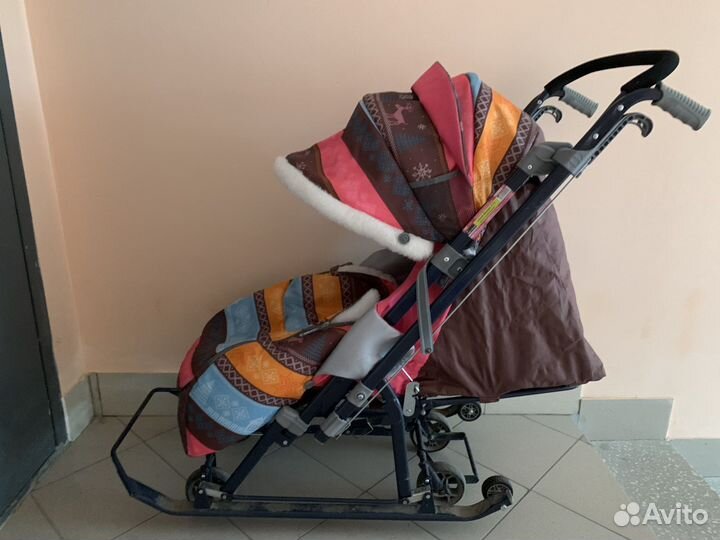 Санки-коляска детские Ника 7-7