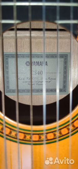 Гитара yamaha c40 для обучения