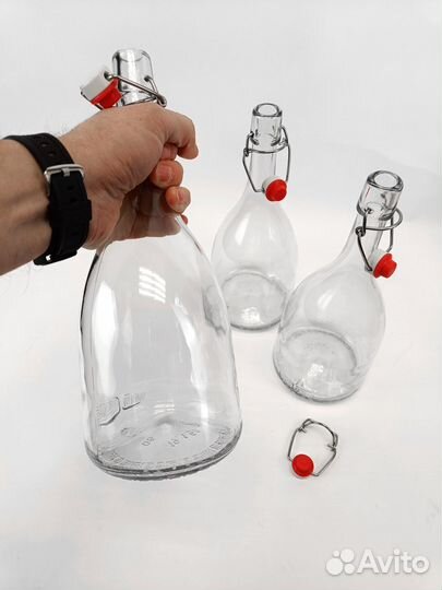 Бутылки с бугельной пробкой