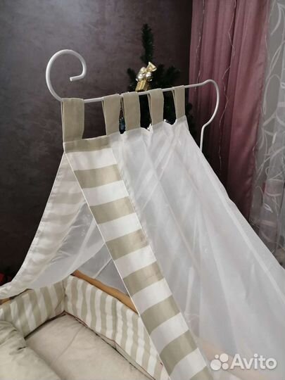 Приставная детская кроватка