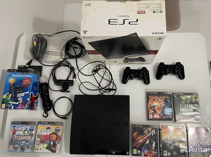 Sony playstation 3 игры/джойстик/контроллер/камера