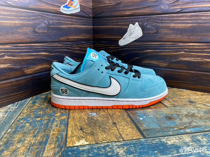 Кроссовки nike sb dunk low club 58 gulf