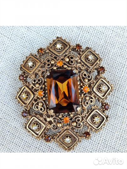 Брошь винтажная Florenza