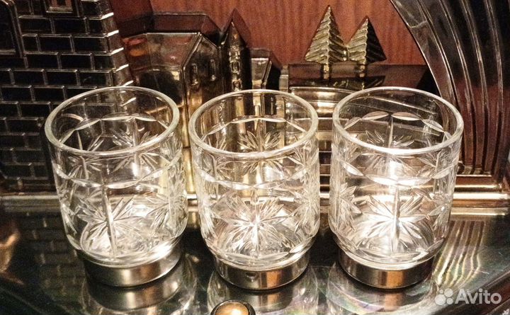 Стопки Хрусталь СССР 6 штук Винтаж