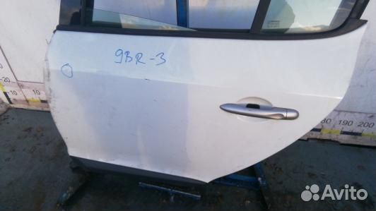 Дверь задняя левая renault megane 3 (9BR03FG01)
