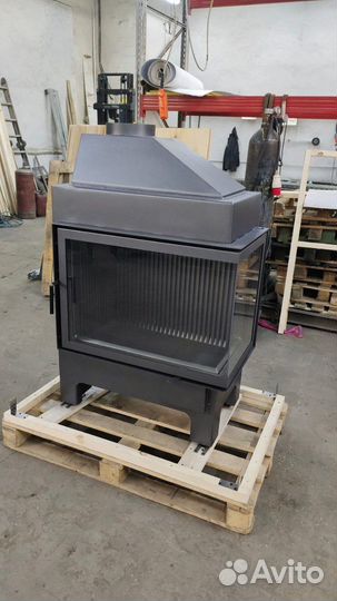 Каминная топка на дровах