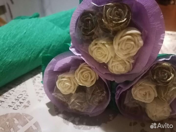 Букет из шоколадных роз