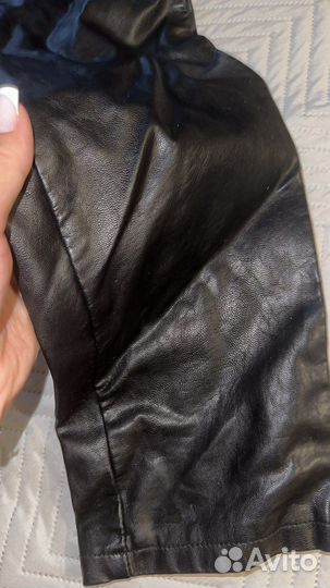 Брюки кожаные