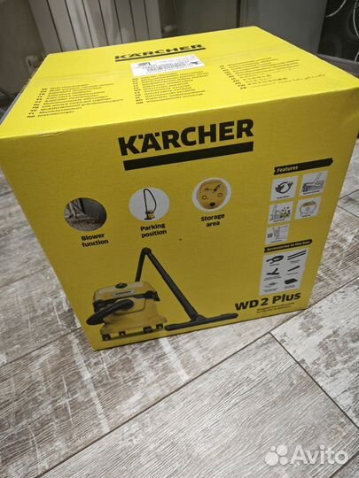 Пылесос karcher WD 2 Plus V-12/4/18, новый