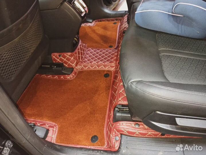Автомобильные коврики из экокожи
