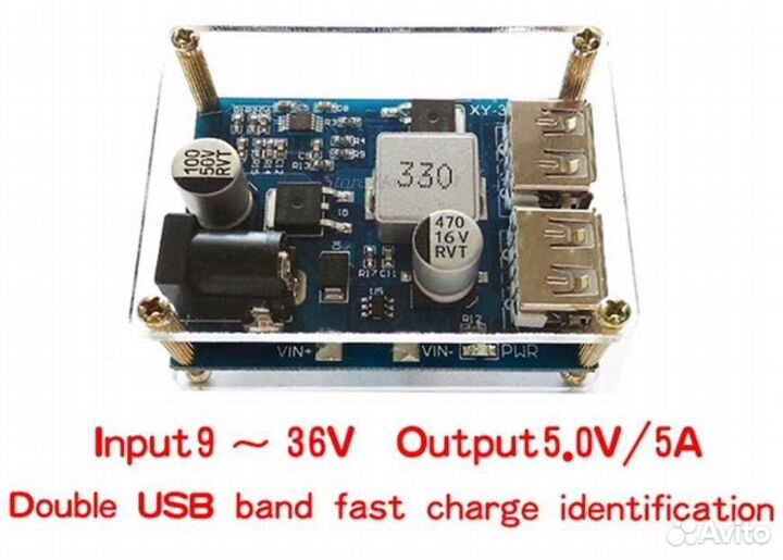 Преобразователь ET XY-3606W-2USB (с двумя USB )