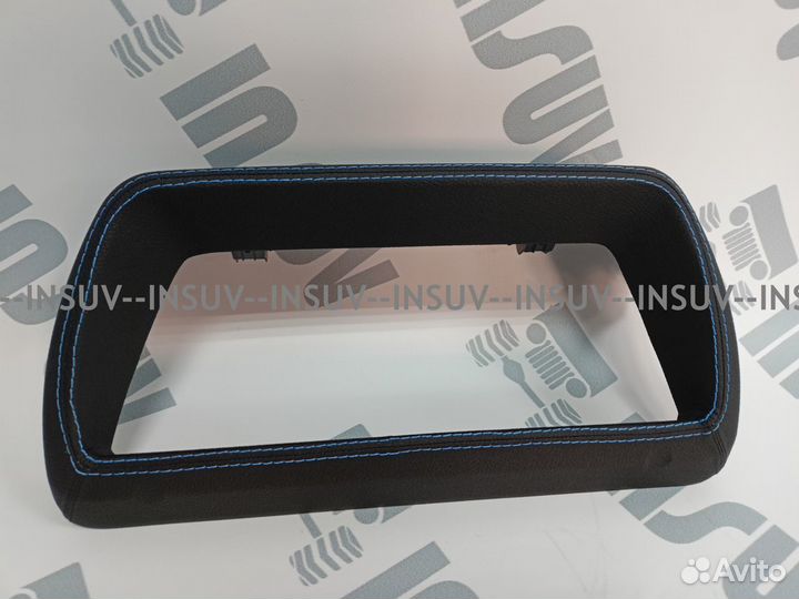 Щиток панели приборов Нива 21214 в коже синяя стр