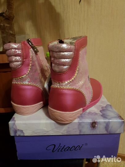 Полусапоги зимние натуральные, Vitacci, р.29