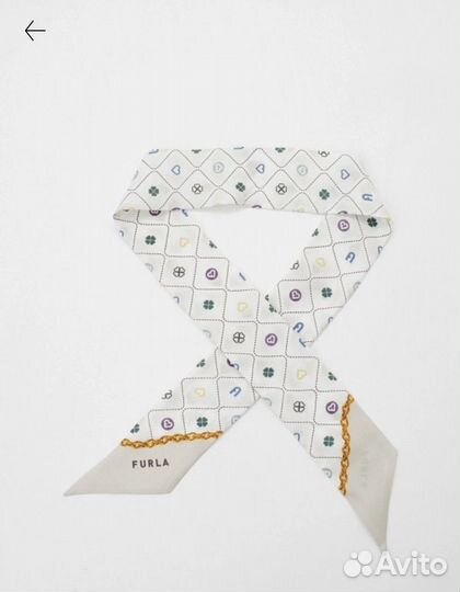 Шелковый шарф (платок) Твилли от Furla