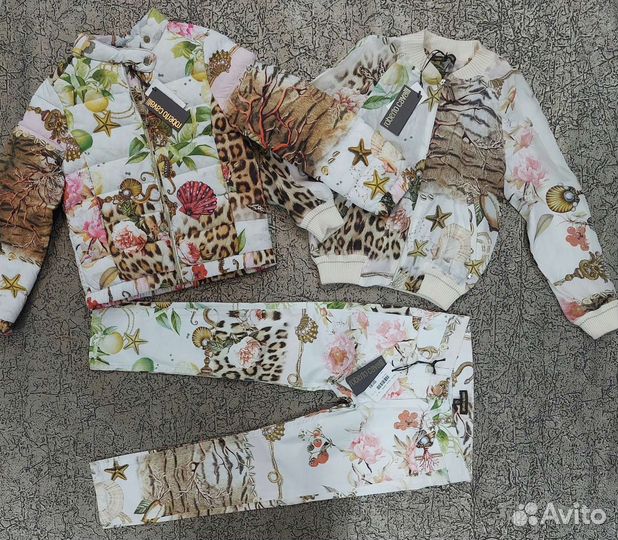 Комплект для девочки 4-9лет Roberto Cavalli