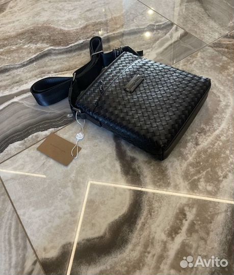 Bottega veneta сумка мужская натуральная кожа