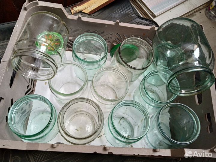 Отдам бесплатно стеклянные банки