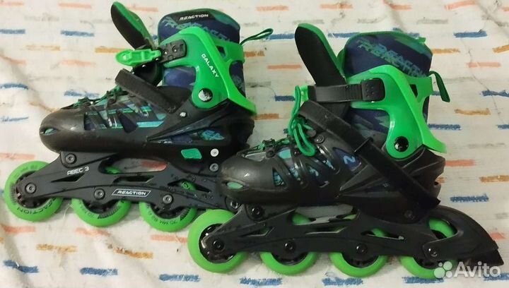 Ролики reaction Galaxy раздвижные 36 - 39 размер